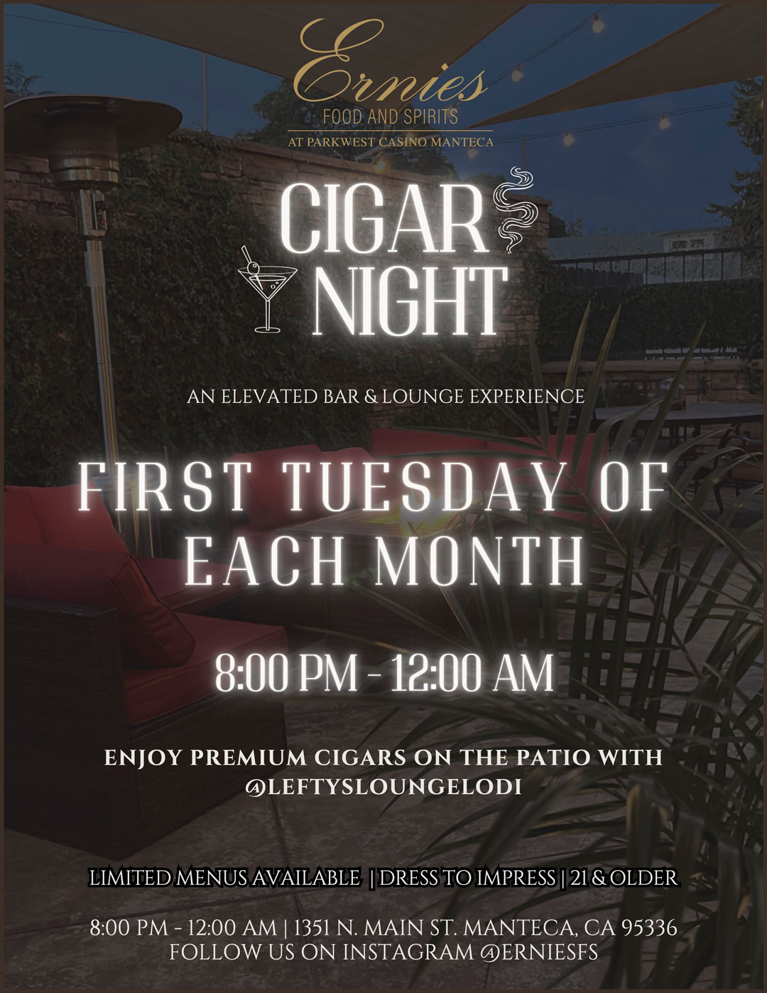 cigar night poster